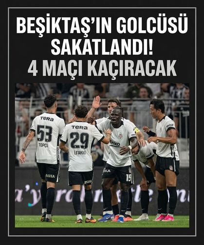 Amedspor maçında sakatlanan Beşiktaş'ın yıldızı Vlahovic 4 maç kaçıracak!