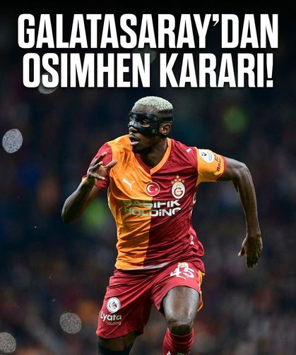 Galatasaray kararı açıkladı: Osimhen Trabzonspor maçında oynayacak mı?