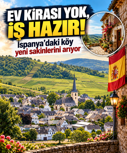 Ev kirası yok, iş hazır! İspanya’daki köy yeni sakinlerini arıyor