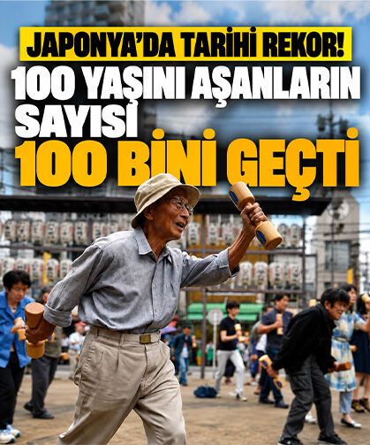 Japonya'da tarihi rekor! 100 yaşını aşanların sayısı 100 bini geçti