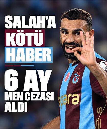 Salah'a kötü haber: 6 ay men cezası aldı!