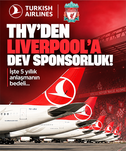 THY'den Liverpool'a dev sponsorluk! İşte 5 yıllık anlaşmanın bedeli...