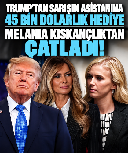 Trump’tan sarışın asistanına 45 bin dolarlık hediye: Eşi Melania kıskançlıktan çatladı!