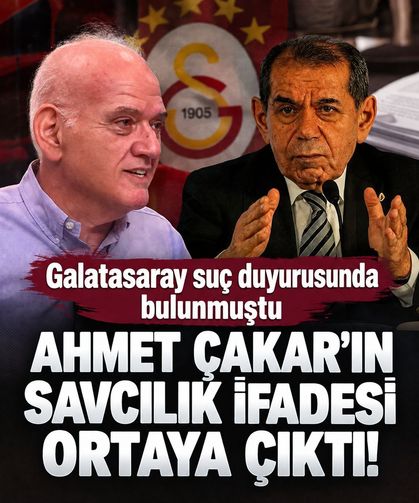 Ahmet Çakar'ın savcılık ifadesi ortaya çıktı! Galatasaray suç duyurusunda bulunmuştu
