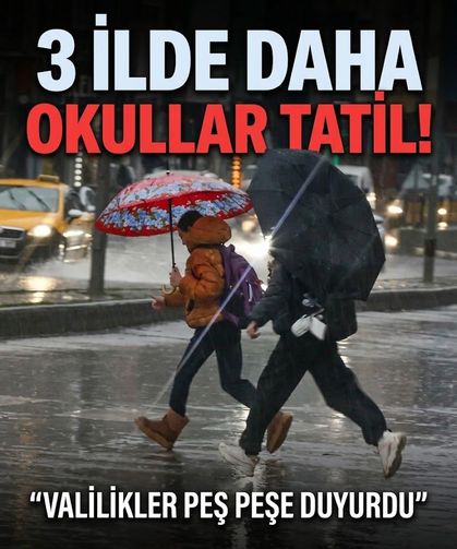 Valilikler tatil kararını peş peşe duyurdu: Kocaeli, Sakarya ve Yalova'da 16 Ekim Cuma günü okullar tatil mi?