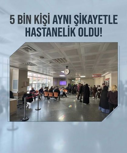 Tokat'ta 5 bin kişi aynı şikayetlerle hastanelik oldu: Vali son durumu açıkladı