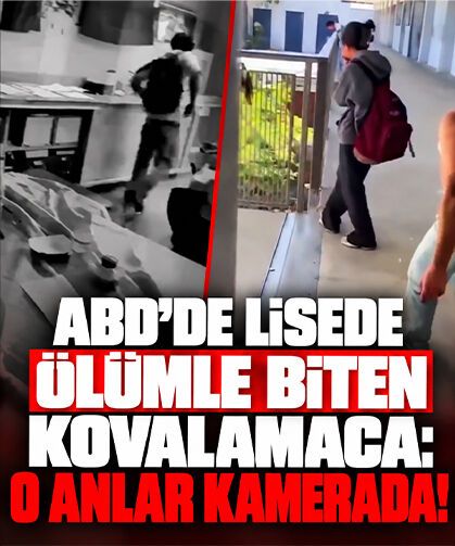 ABD’de lisede ölümle biten kovalamaca: O anlar kamerada!