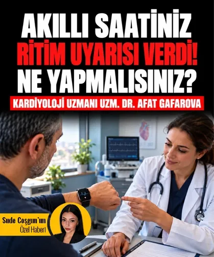 Akıllı saatiniz ritim uyarısı verdi! Ne yapmalısınız?