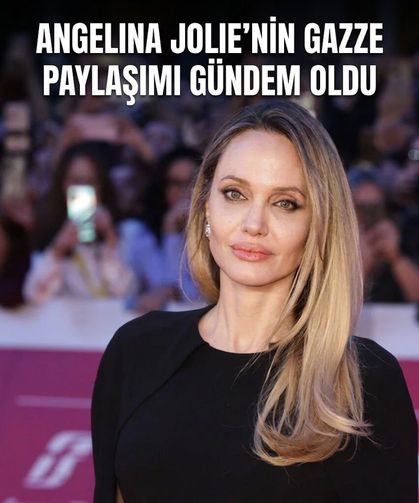 Angelina Jolie'den dikkat çeken Gazze paylaşımı