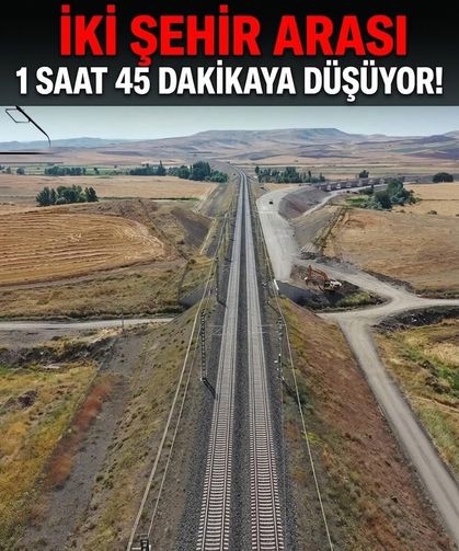 Ankara-Kayseri arası 1 saat 45 dakikaya düşüyor! Bakan Uraloğlu açıkladı