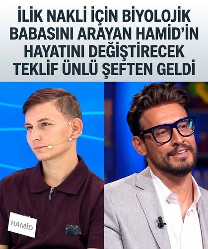 İlik nakli için biyolojik babasını arıyordu! Danilo şeften Hamid'e sürpriz teklif
