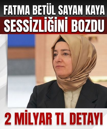 Fatma Betül Sayan Kaya sessizliğini bozdu! Nagehan Alçı'ya açıklamalarda bulundu