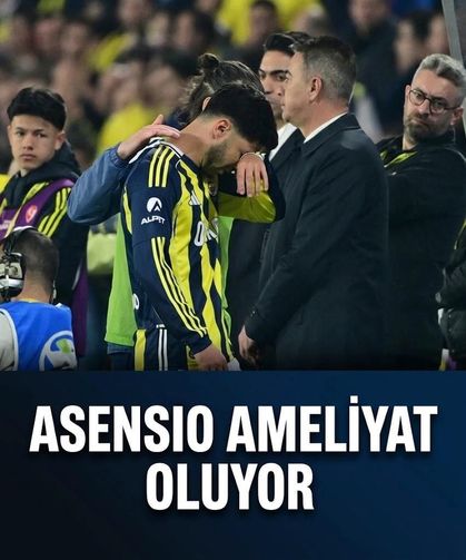 Fenerbahçe resmen açıkladı: Marco Asensio ameliyat olacak!