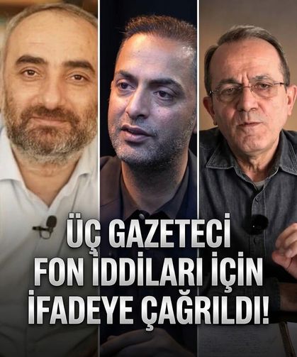 İsmail Saymaz, Murat Ağırel ve Şaban Sevinç ifadeye çağrıldı