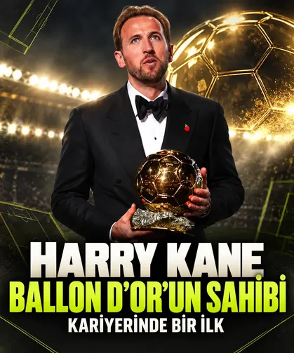 Harry Kane Ballon d’Or’un sahibi oldu: Kariyerinde bir ilk