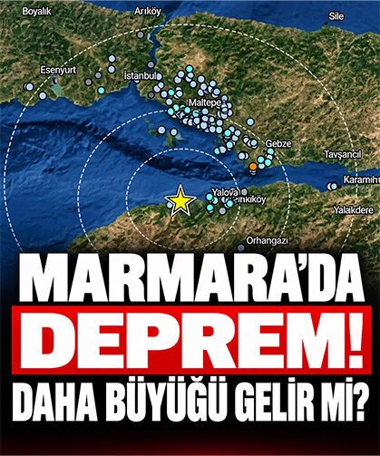 Marmara'da deprem! Daha büyüğü gelir mi?