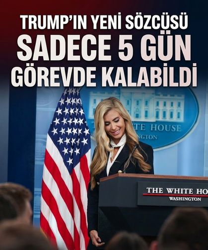 Yeni Beyaz Saray Sözcüsü Zacharia sadece 5 gün görevde kalabildi