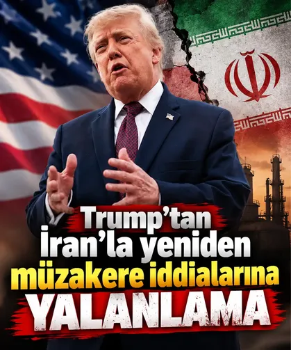 Trump’tan İran’la yeniden müzakere iddialarına yalanlama