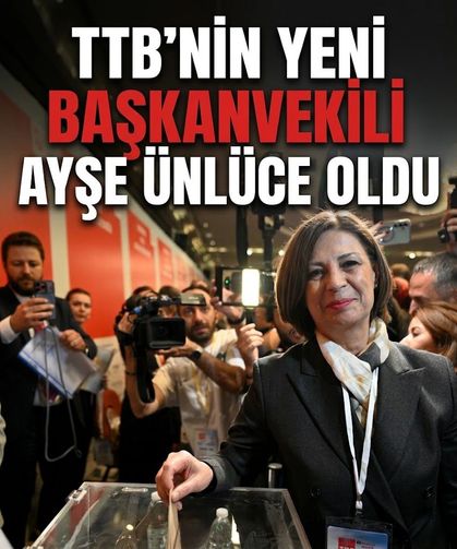 Ayşe Ünlüce TBB'nin yeni başkan vekili seçildi