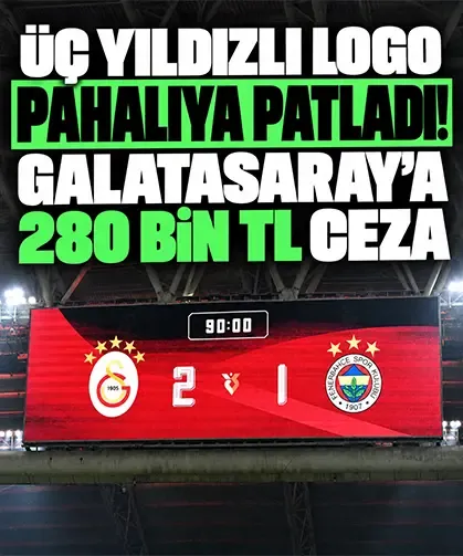 Üç yıldızlı logo pahalıya patladı! Galatasaray'a 280 bin TL ceza