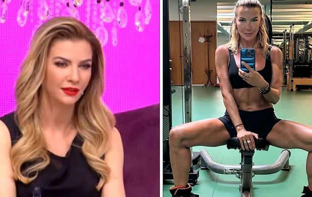 46 Yaşındaki Ivana Sert'ten olay yaratan spor paylaşımı! Karın kasları sosyal medyayı salladı