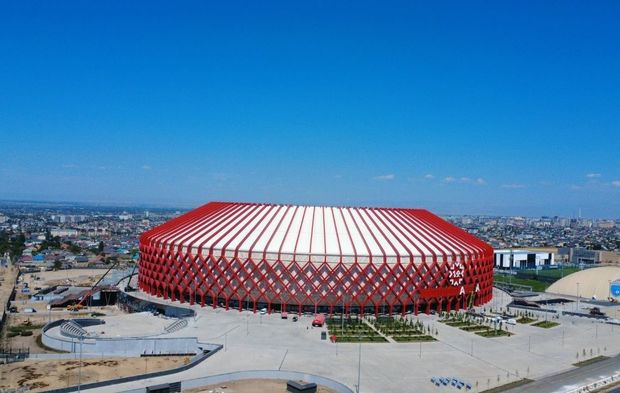Kırgızistan'ın başkenti Bişkek'te 51 bin kapasiteli yeni stadyum açılışa hazır