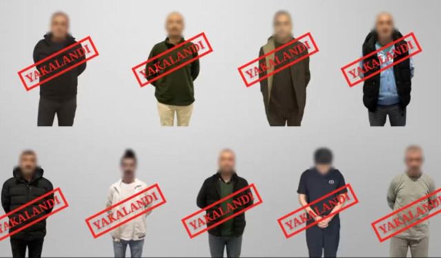Kırmızı Bültenle aranan 9 suçlu Türkiye'de