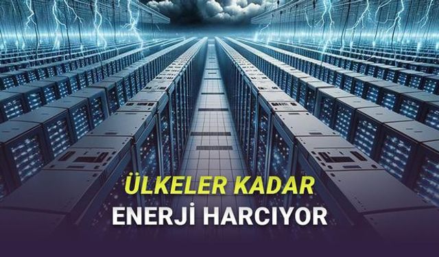 Yapay zekâ ne kadar enerji harcıyor, elektrik tüketimi ne kadar, veri merkezleri ne kadar enerji kullanıyor?