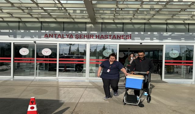 Antalya'da beyin ölümü gerçekleşen kadının organları 4 kişiye umut olacak