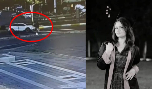 Feci kaza anbean kaydedildi: Ehliyetsiz sürücü, 17 yaşındaki kıza çarptı!