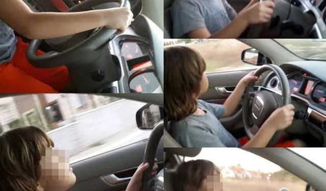 10 yaşındaki oğluna direksiyonu verdi, cezayı görünce şok oldu!