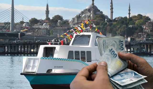 İstanbul’da deniz taksiyle seyahat artık lüks! Yüzde 275 zam şoku