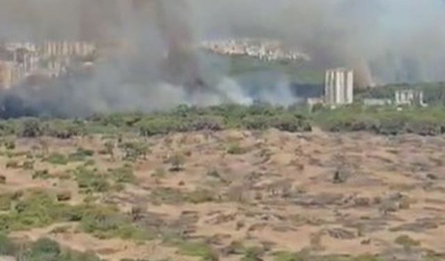 SON DAKİKA | Bir bölge daha alevlere teslim oldu!