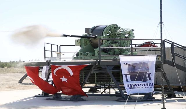 THUNDERBOLT deniz topunun testleri tamam, fuar için gün sayıyor