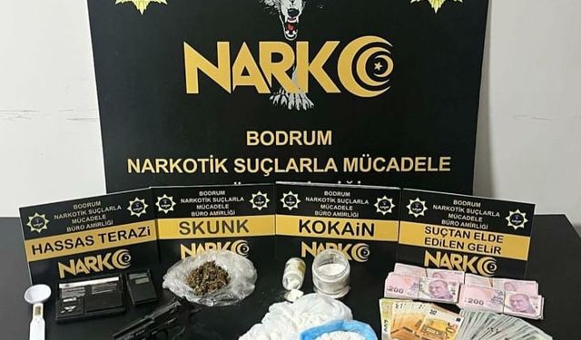 Bodrum’da uyuşturucu operasyonu: 8 zanlı tutuklandı