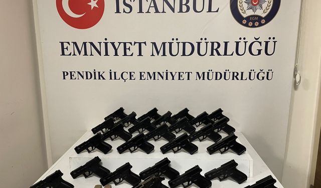 Pendik'te yasa dışı silah ticaretine 3 gözaltı