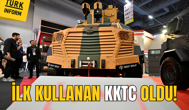 Türk zırhlısı AŞKAR-II'nin ilk kullanıcısı KKTC oldu