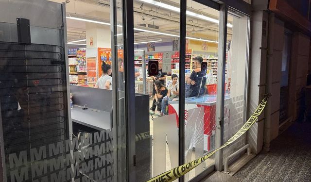 Market sırasında anne kız vuruldu!