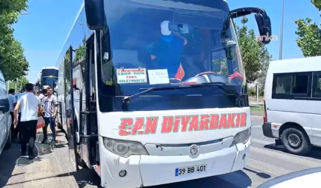 PKK'nın silah bırakacağı Süleymaniye'ye, Diyarbakır'dan özel otobüsler kalktı!