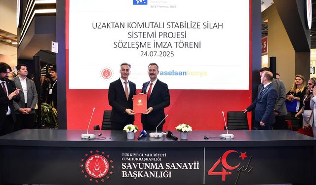 SSB ile Aselsan Konya arasında UKSS-J Projesi sözleşmesi imzalandı