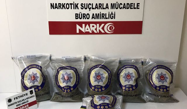 Fethiye'de uyuşturucu operasyonunda 3 kişi tutuklandı