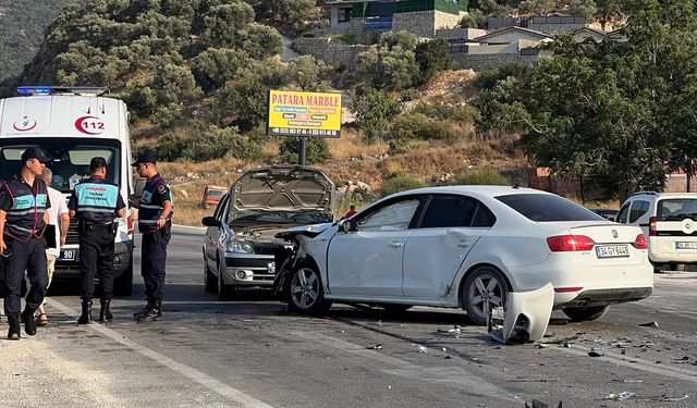 Gözde tatil beldesinde zincirleme kaza
