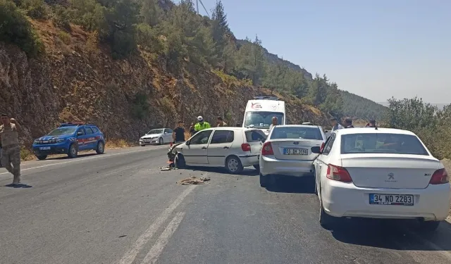 Gaziantep Nurdağı’nda zincirleme kaza oldu