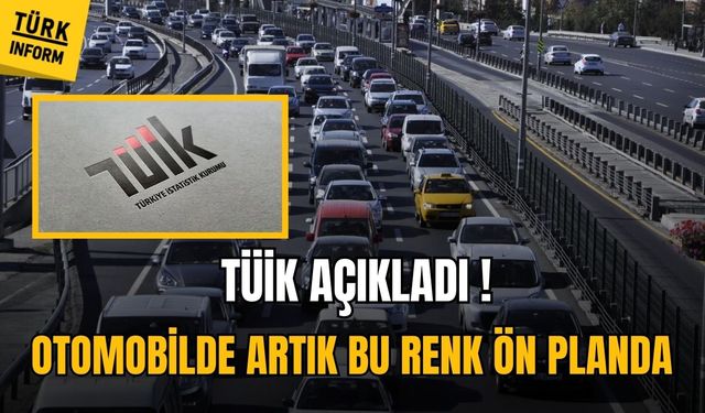 Türkiye’de otomobilde en çok tercih edilen renk değişti