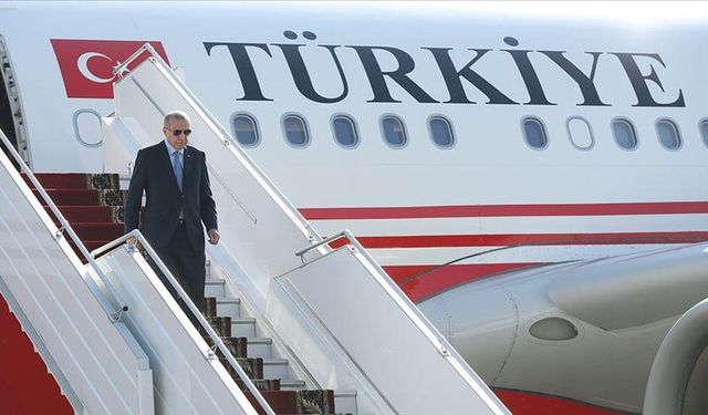 Cumhurbaşkanı Erdoğan Çin'den dönüş için yola çıktı