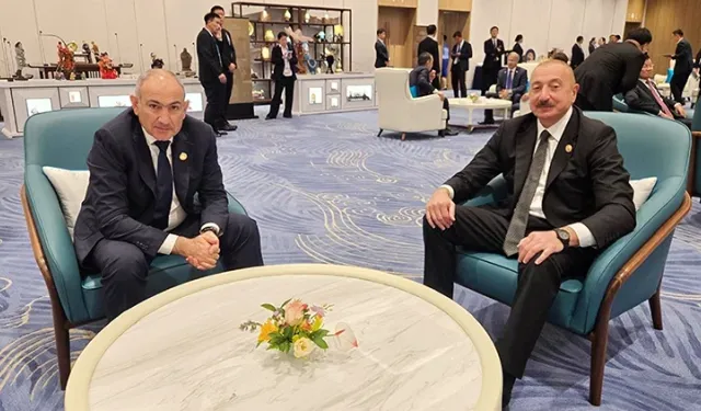 Aliyev ve Paşinyan, Çin'de bir araya geldi