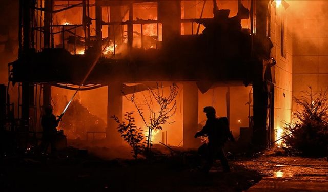 Ankara'da korkutan çöplük yangını!