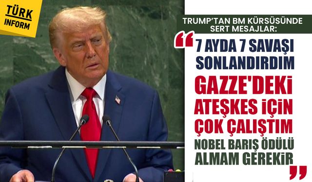 Donald Trump, BM kürsüsünden açıklamalarda bulundu