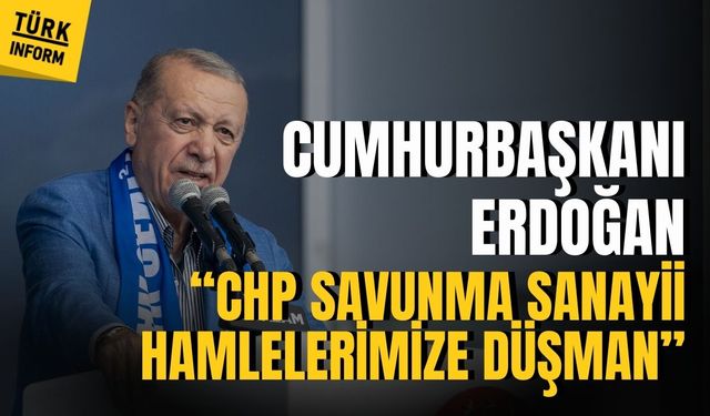 Cumhurbaşkanı Erdoğan'dan muhalefete 'savunma' tepkisi!