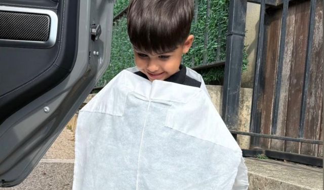 Ozan Tufan'nın oğlu kostüm gününe 'poşet çay' olarak katıldı